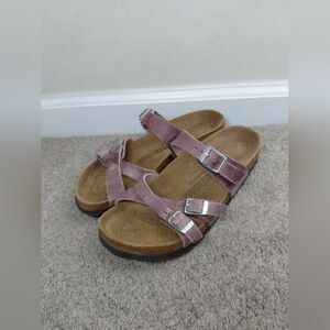 Birkenstock Women Size 37/6 Us Narrow Lavander  Sandals